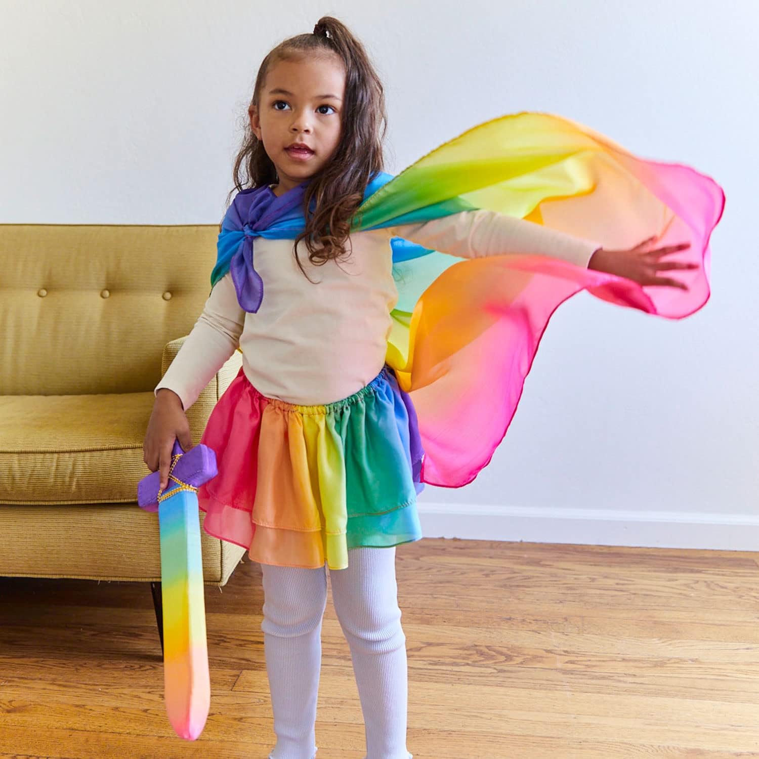 Sarah's Silks Rainbow Foam Sword | Waldorf and Montessori Toys