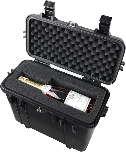 Miniatura 7 de MEIJIA Funda rígida impermeable para cámara para todo tipo de clima con espuma de ajuste personalizado incluida, elegante negro, apto para drones,