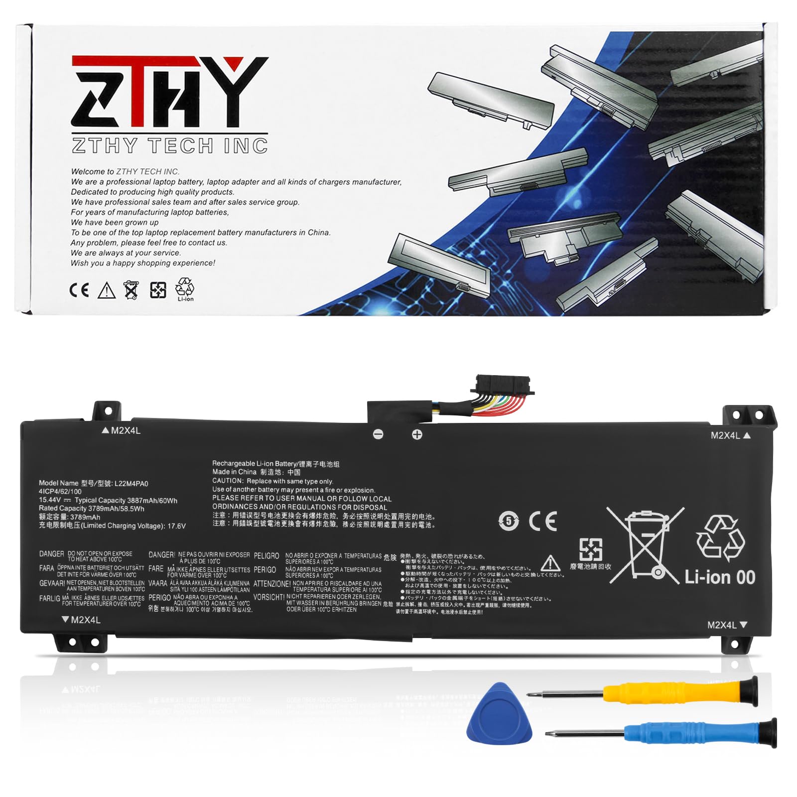 Amazon.com: L22B4PA0 L22M4PA0 Laptop Battery for Lenovo Legion