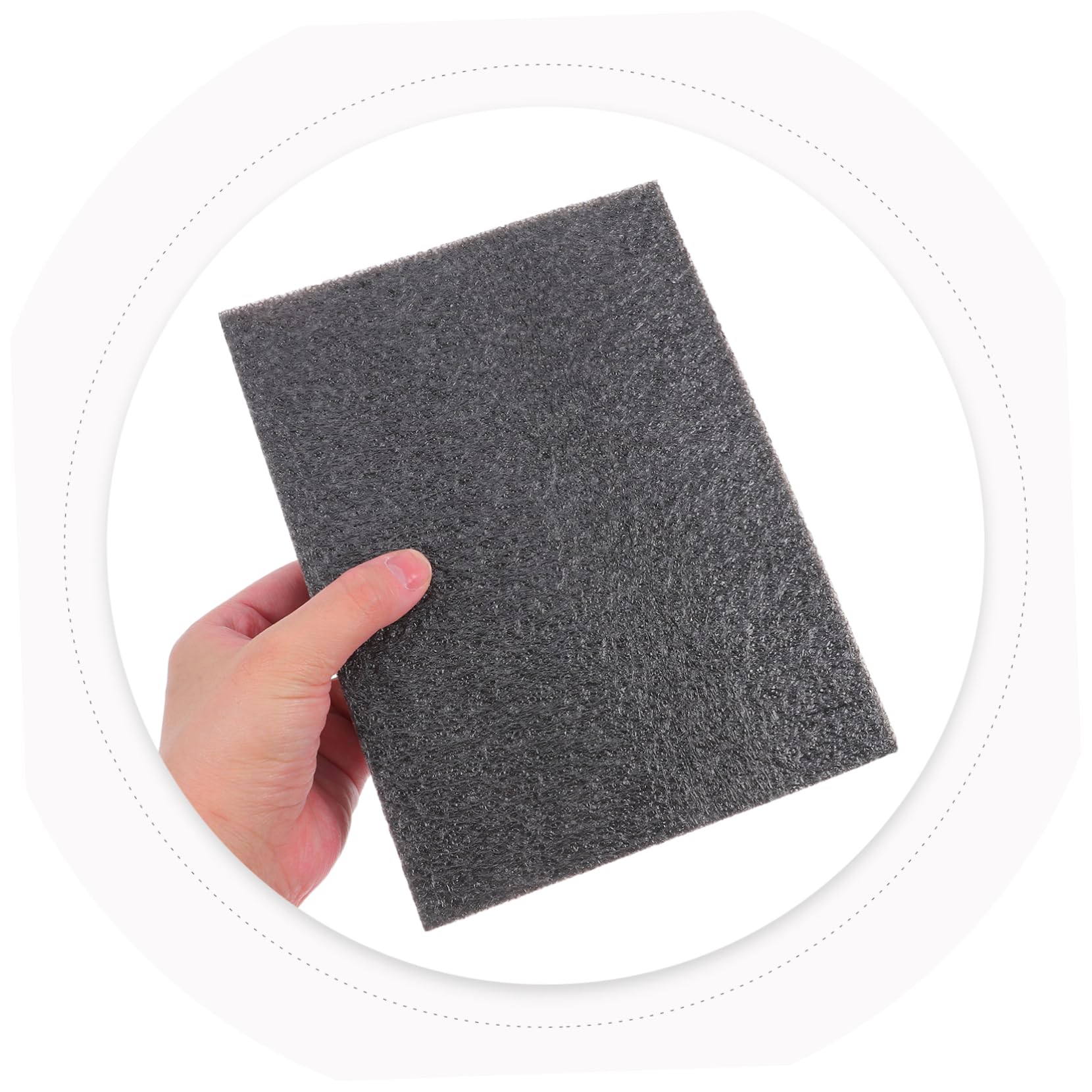 Artibetter 2pièces Mousse Pour Loisirs Créatifs Doublure Coton Perlé Inserts De Protection Légères Et Flexibles