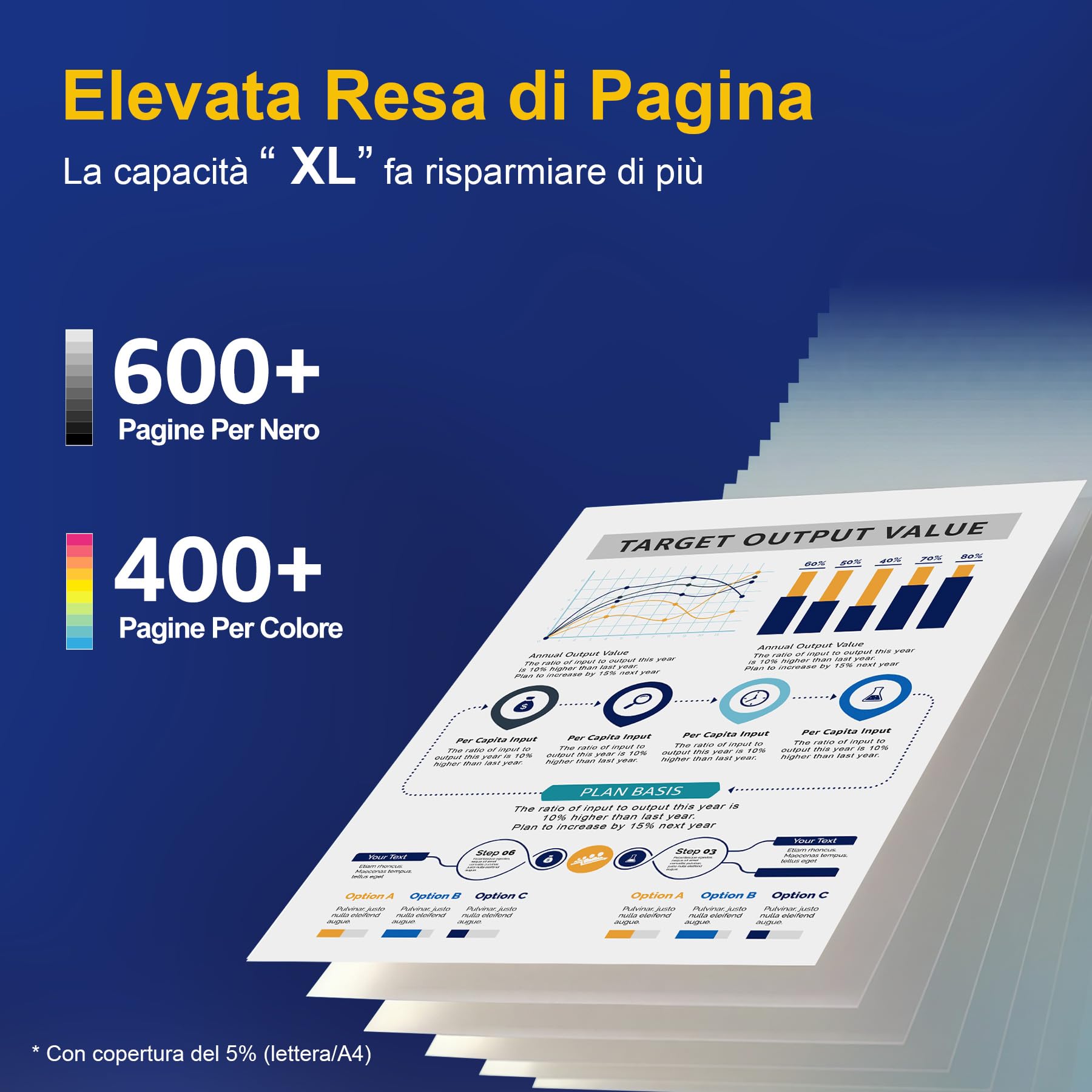 ColorKing Cartucce Compatibili con Epson XP 2200 con Expression Home XP-4200 XP-3200 XP-2205 XP-3205 XP-4205 Workforce WF-2930 WF-2910 WF-2935 WF-2950 (4 Nero, 2 Ciano, 2 Magenta, 2 Giallo)