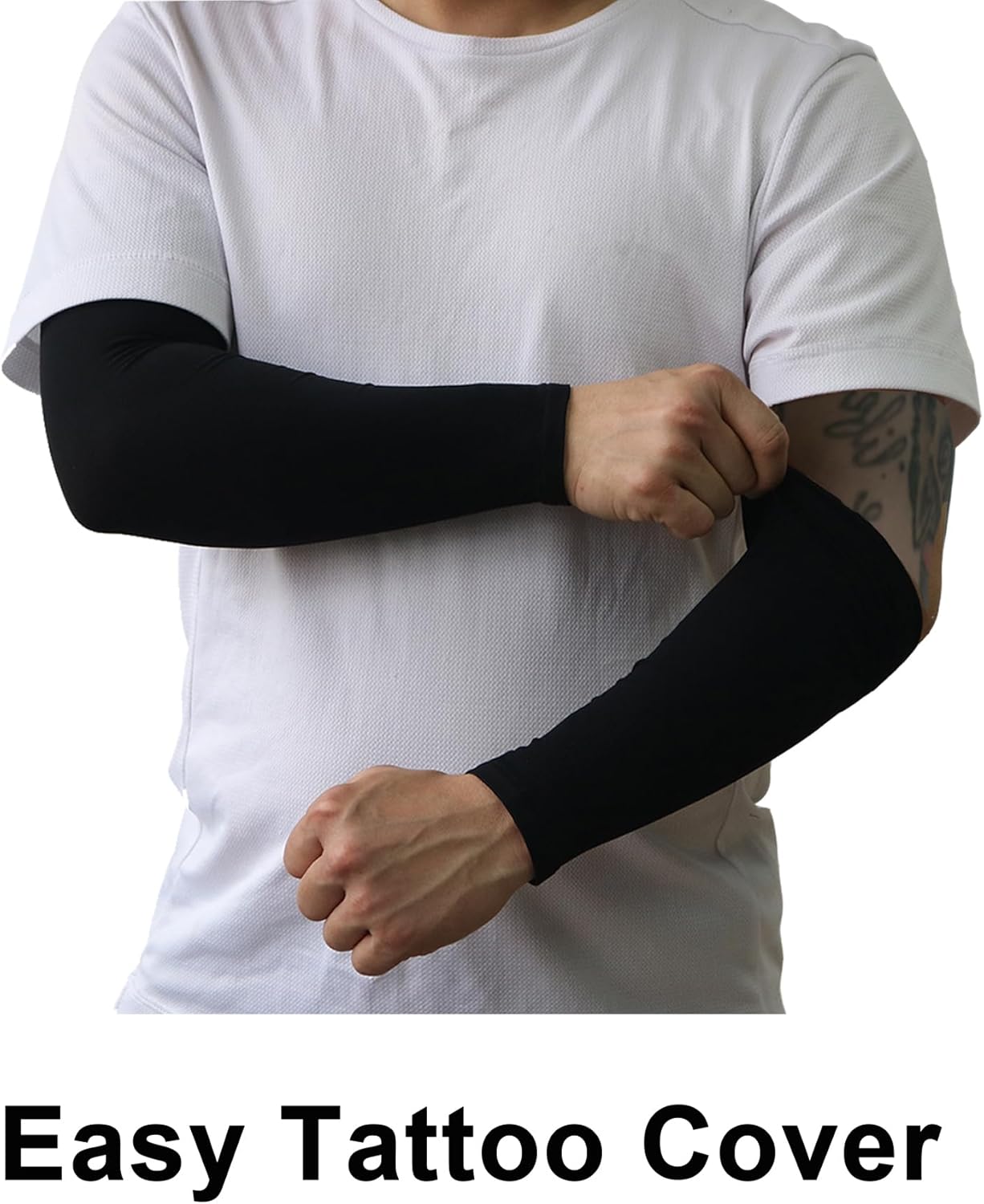 PFFY 2 & 4 Pairs UV Protection Cooling Arm Sleeves for Men and Women UPF 50 Sun Sleeve - Image 5