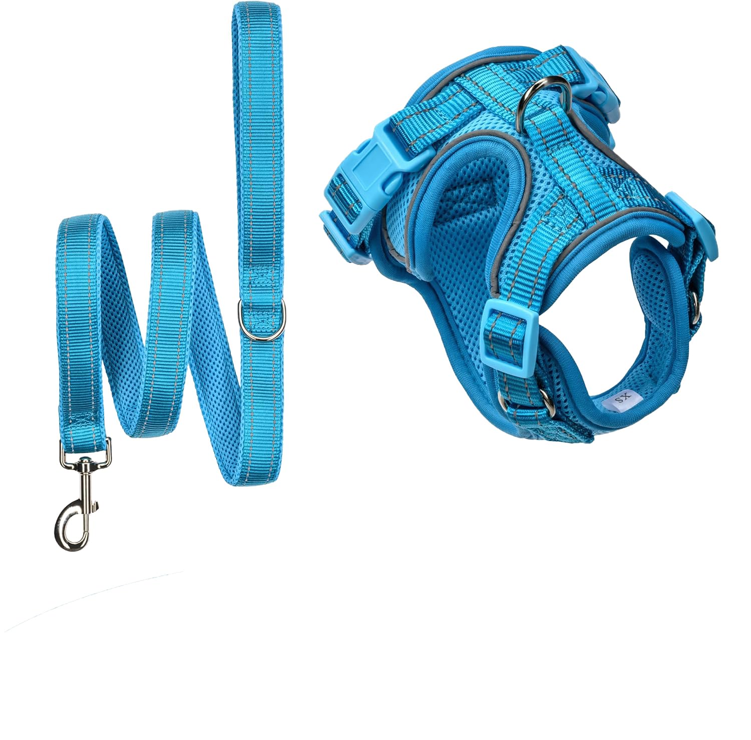 Comod Arnés para perro y gato de talla pequeña – Arnés antifugas, para perros y gatos, talla XS – Arnés para perros y gatos pequeños para caminar – Arnés de perro y gato con correa