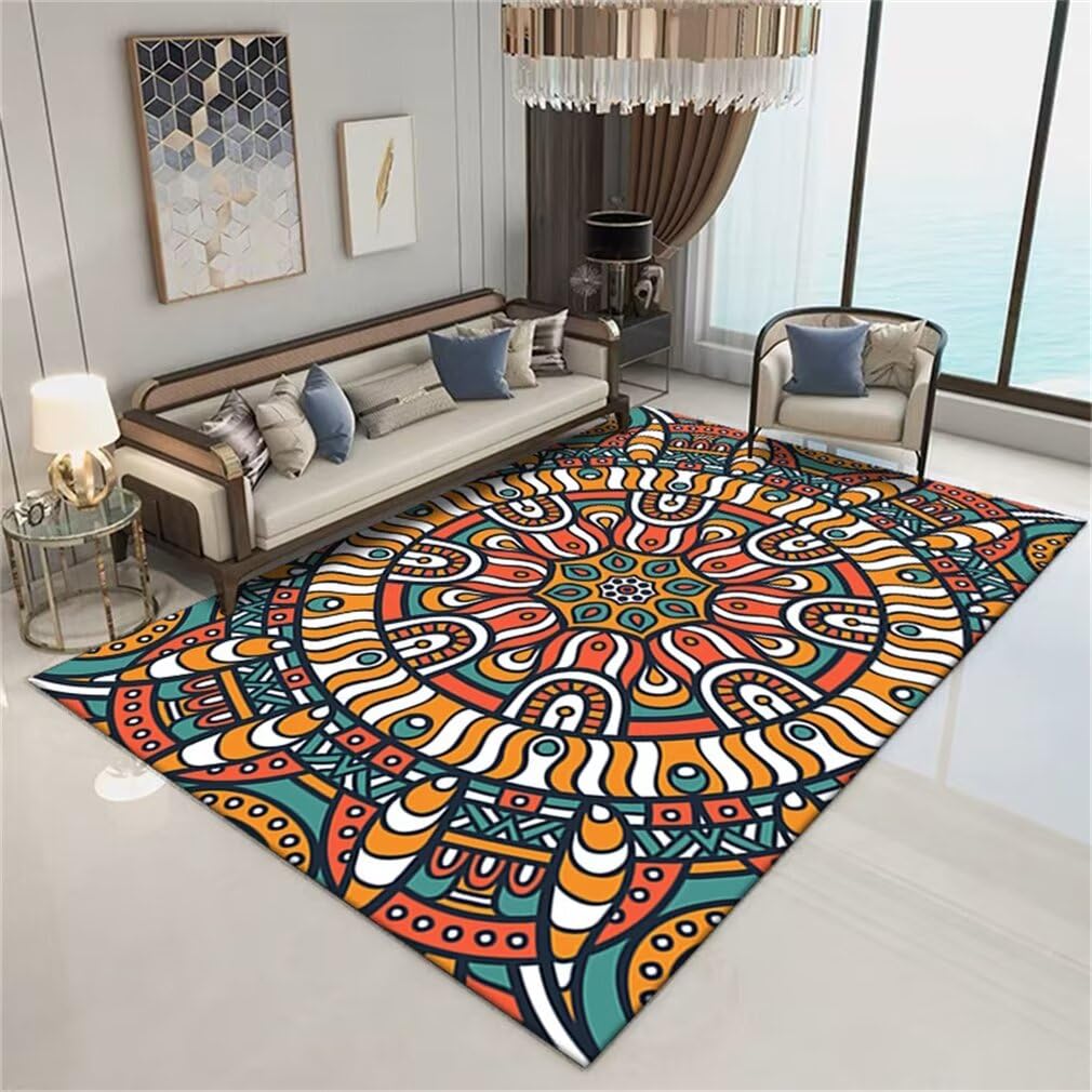 Tapis de sol ethnique pour transformer votre salon en espace cocooning