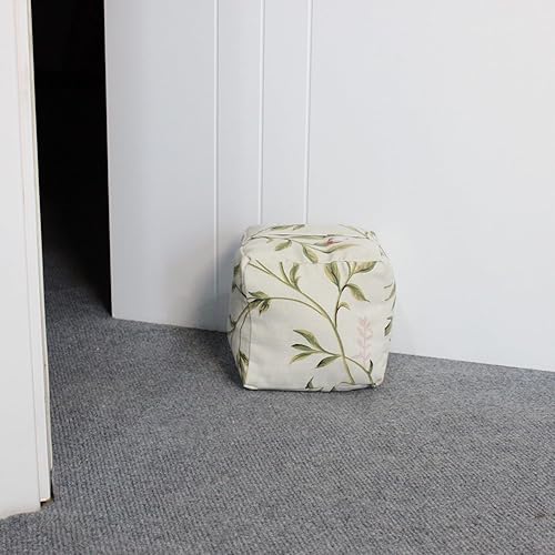 Vista 158 de Tope de puerta decorativo con peso, tope de puerta de tela con asa, cubo cuadrado resistente, protectores de pared para el hogar, oficina, A