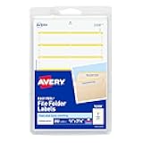 Avery File Folder Labels on 4
