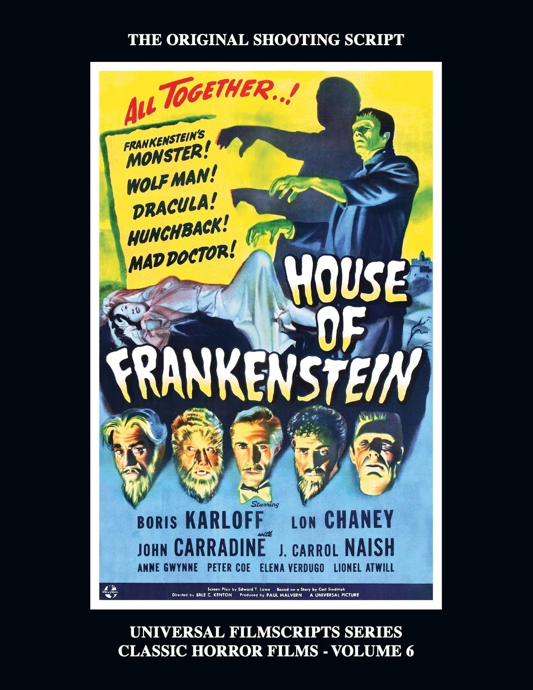 Amazon.com: House of Frankenstein (Universal Filmscript Series, Vol. 6 ...