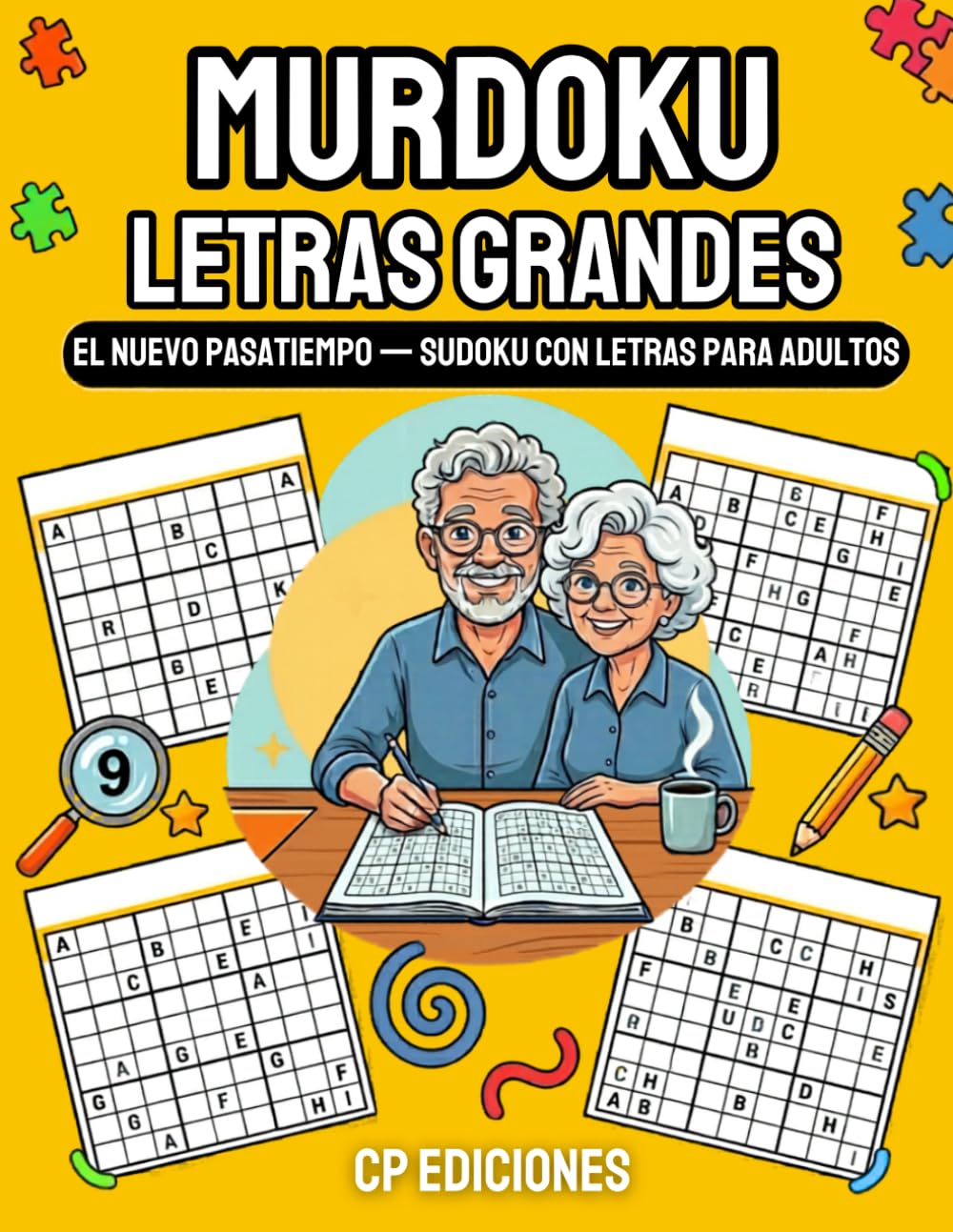 Murdoku Letras Grandes: El Nuevo Pasatiempo — Sudoku con Letras para Adultos (Colección Letras Grandes)