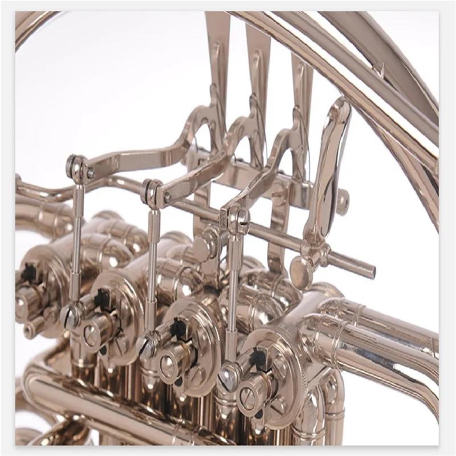 Cor D'harmonie Débutants Cor Français BF À Quatre Clés Couleur Nickelée Avec Embouchure