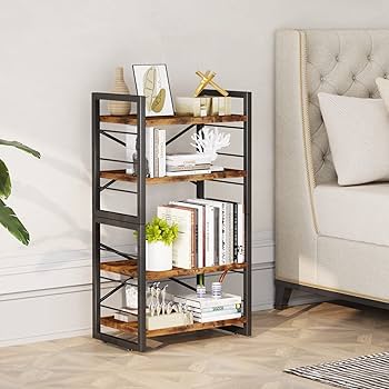 Adjustable Bookshelf Bookcase, Book Organiser For Desk, Expandable