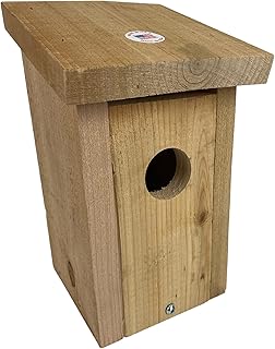 Bird Works BW-B2: Wooden Bluebird Nesting Box â€“ Made in The USA