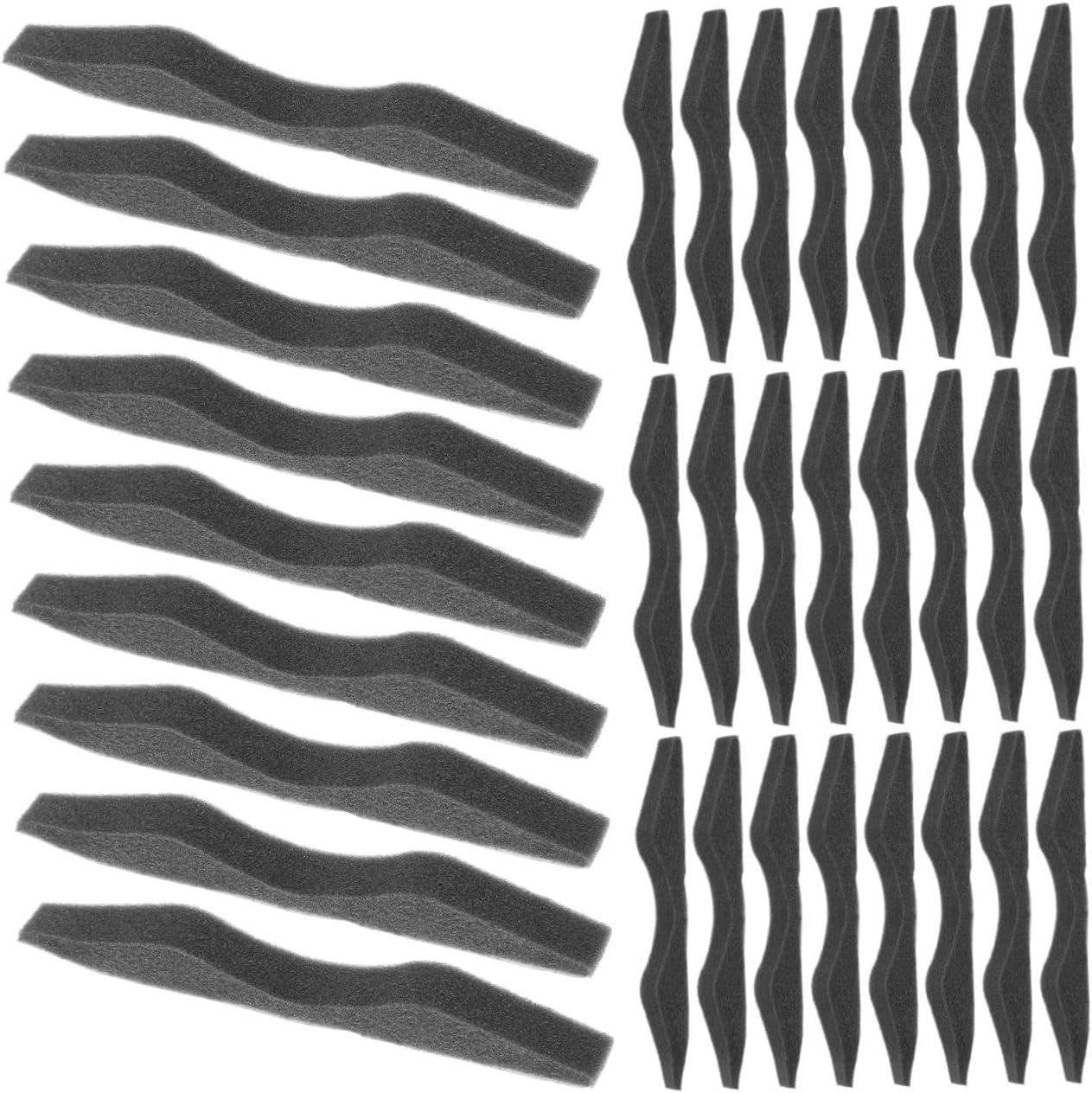 1bag Nose Pad Strip for Glasses Anti-Fog Sponge Cushion Soft Self-Adhesive Protective Strip Reduces Mask Black