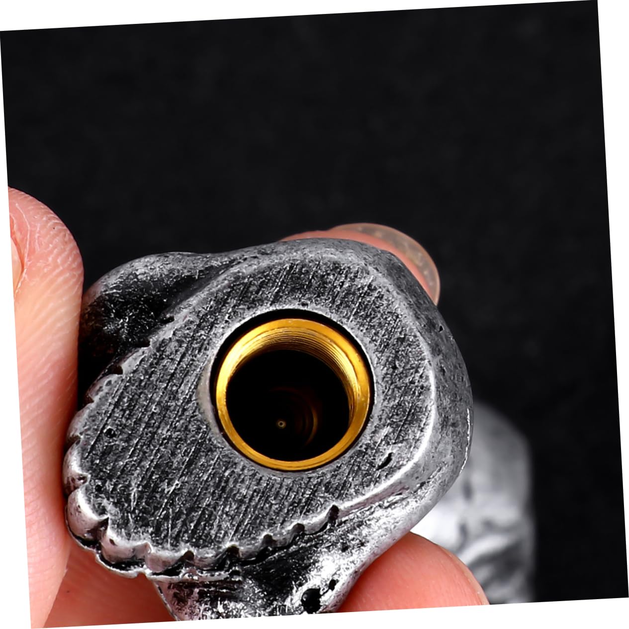 GLEAVI 3sätze Skull Ventilkappen Für Motorräder Und Fahrräder Kreatives Design Silber Schützt Vor Schmutz Und Feuchtigkeit Einfache Installation Zubehör Für Biker Und Radfahrer
