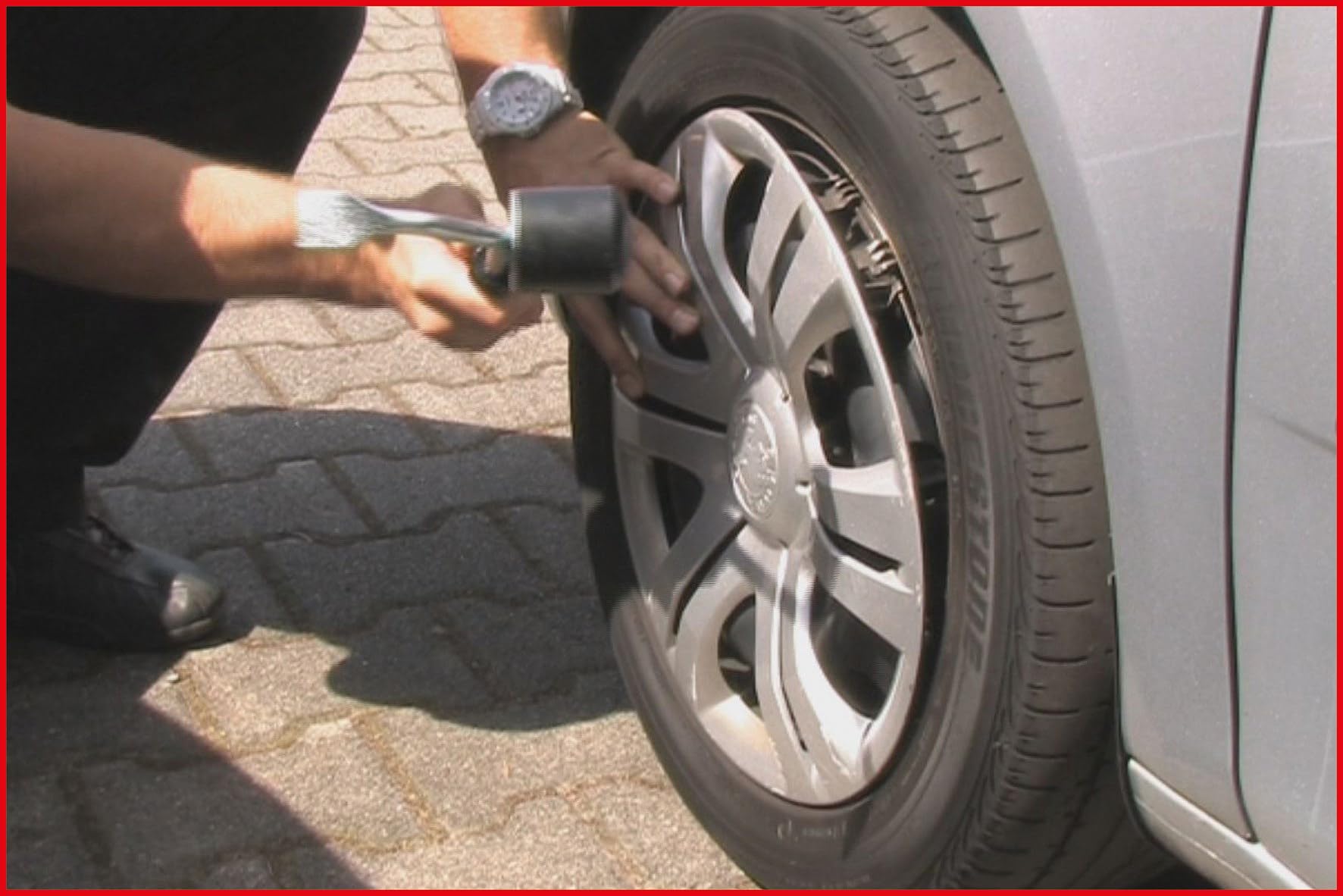 KS TOOLS Levier de déblocage (enjoliveur de roue) 911.8155