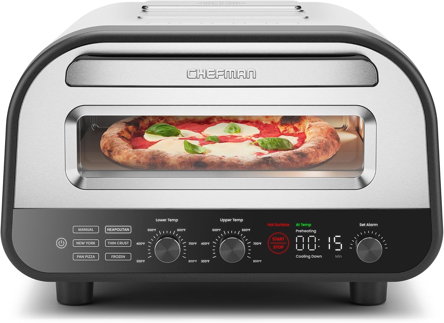 CHEFMAN Indoor Pizza Oven - Makes 12 Inch Pizzas in Minutes