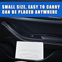 Vista 5 de Ziciner Soporte para Seguro de Registro de Automóvil, Paquete de 2 Organizador Esencial de Documentos de Tarjetas de Auto para Guantera con Cierre