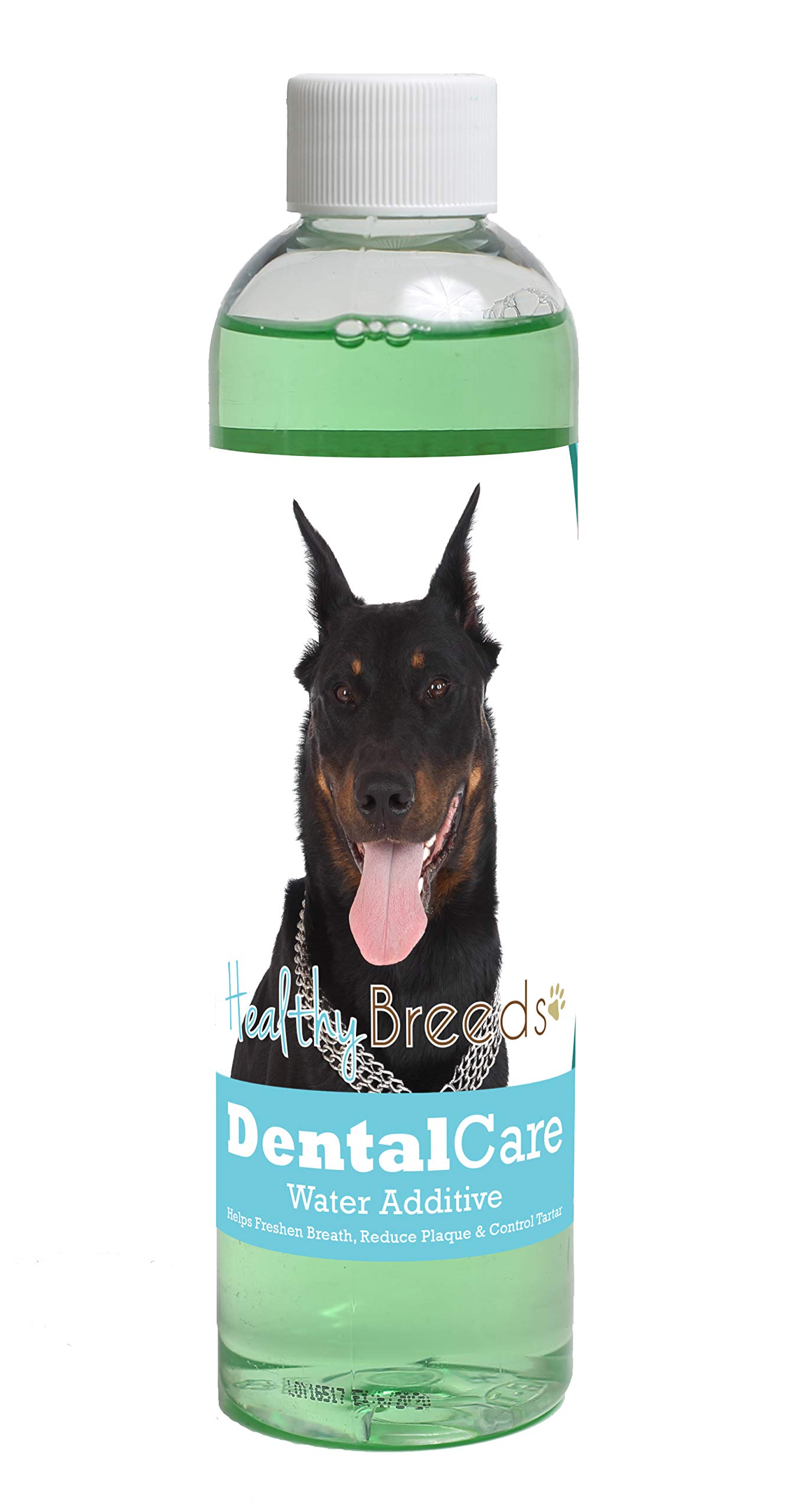 Healthy Breeds Dog Dental Care Water Additive for Beauceron - Helps Freshen Breath, Reduce Plaque &amp; Control Tartar - Mint Flavor - 8 oz