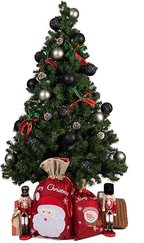 Miniatura 5 de Every Day is Christmas 20 adornos navideños de plástico inastillables, bolas redondas de 3.6 pulgadas, multicolor, Navidad