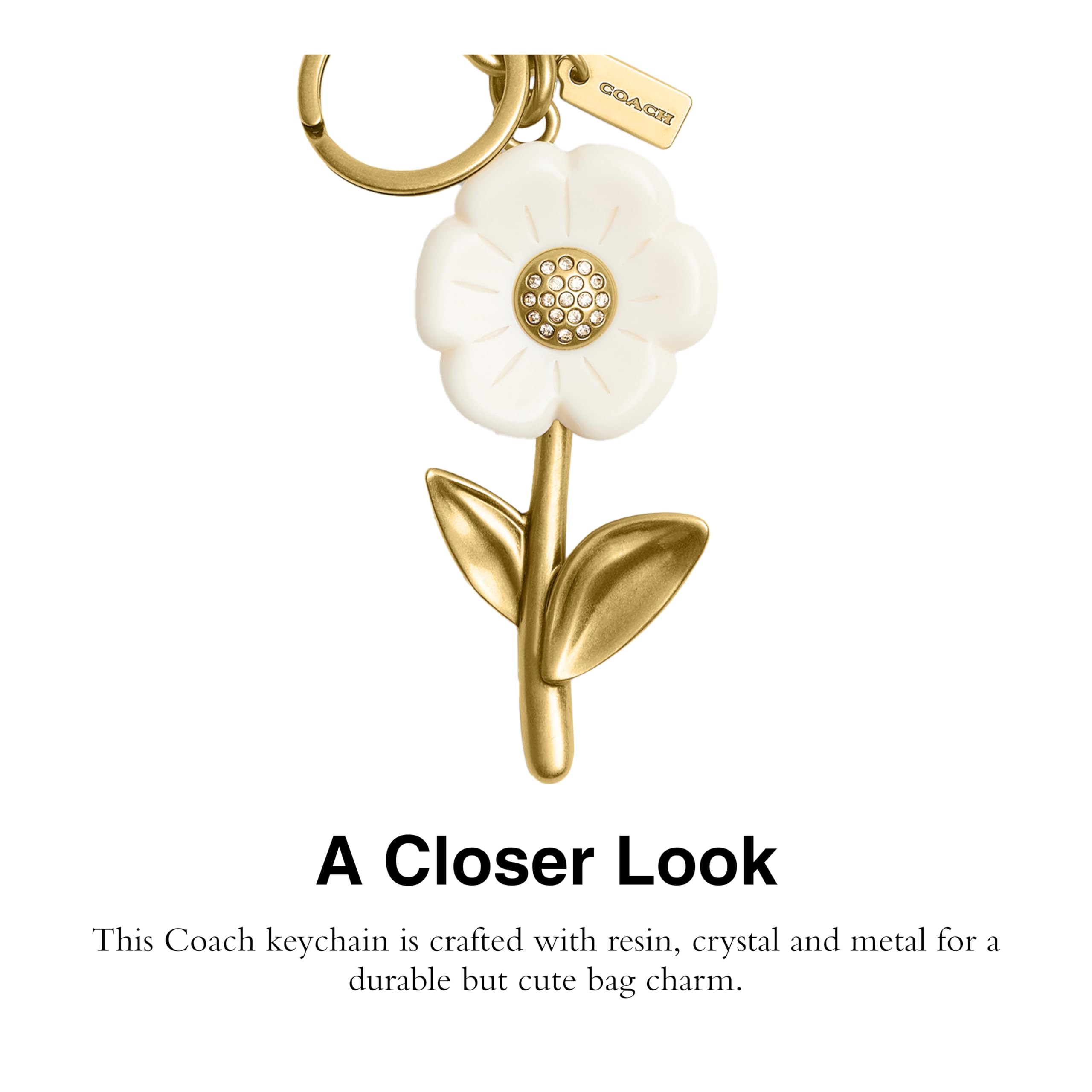 COACH Coachtopia Daisy Charm Bag Charm : Amazon.fr: Fashion