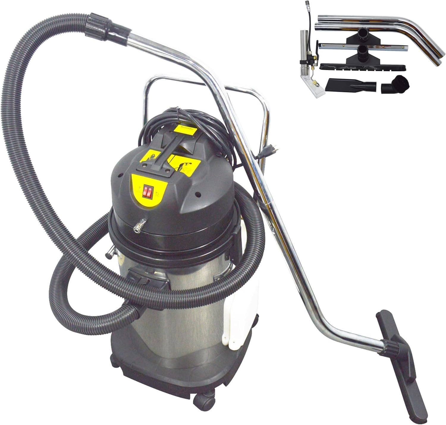 Carpet Cleaning Machine Carpet Extractor Machine 3 in 1 Wet Dry Vacuum Cleaner 30L for Home Commercial Use 1000W 110V