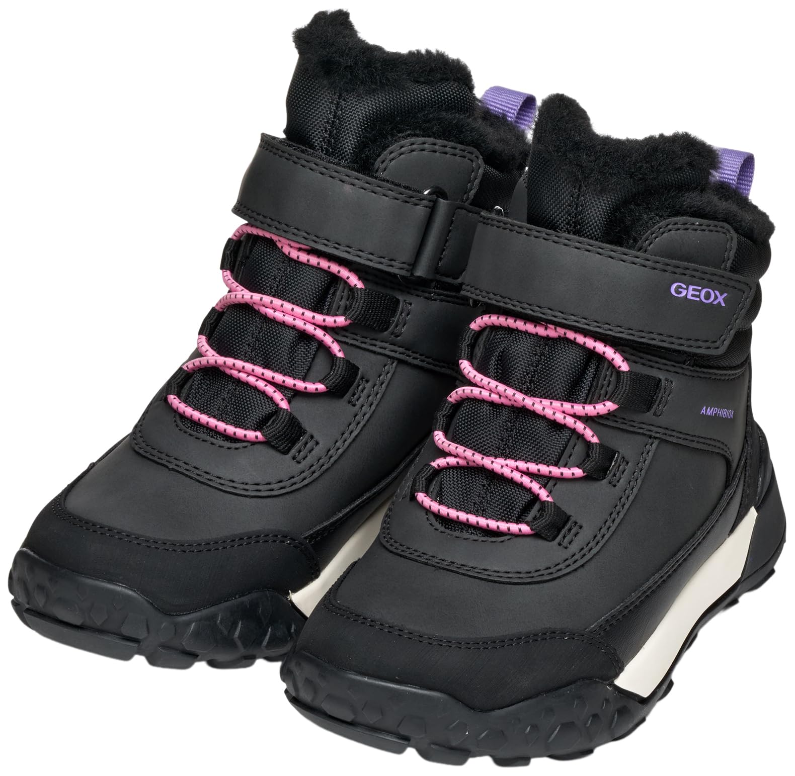 Geox J Trekkyup Girl B Ab, Stivale alla Caviglia Bambine e Ragazze
