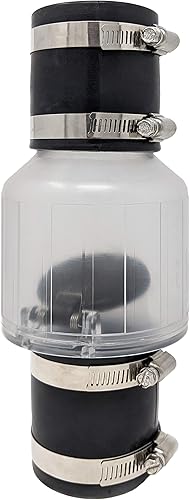 Miniatura 6 de PumpSpy Válvula de retención silenciosa - 1-1/2" con acoplamientos Buna-N, modelo CV-150, aleta con resorte, aumento de la esperanza de vida