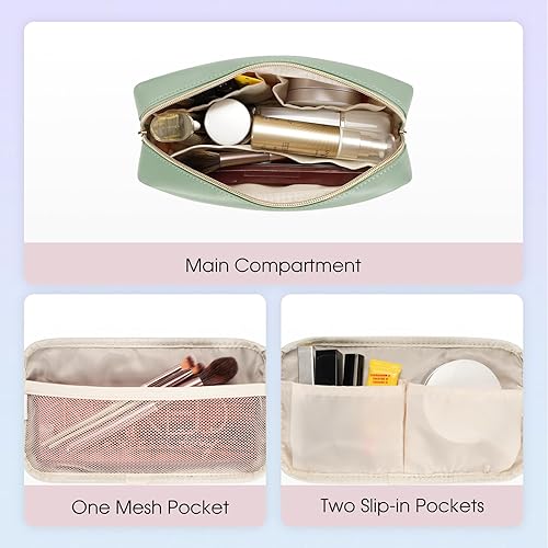 Miniatura 2 de Wandering Nature Bolsa de maquillaje para bolso, bolsas de cosméticos para mujer, organizador de maquillaje, bolsa de viaje con bolsillos