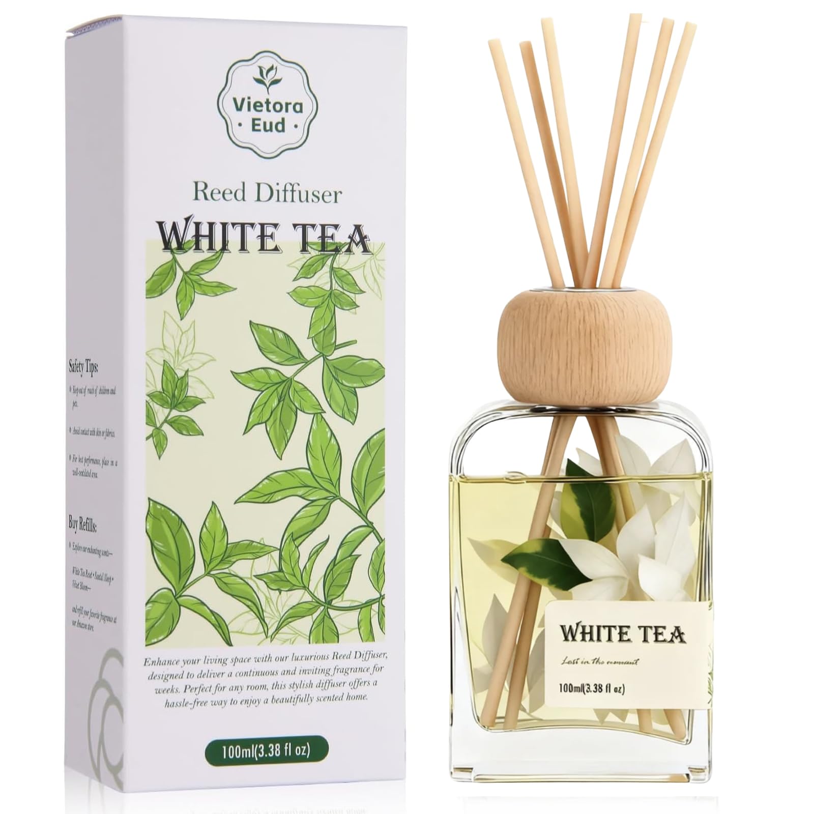 White Tea Essential Oil Reed Diffusers Luxury Hotel Collection Diffuser Oil Inspired by Westin for Home Office Bedroom