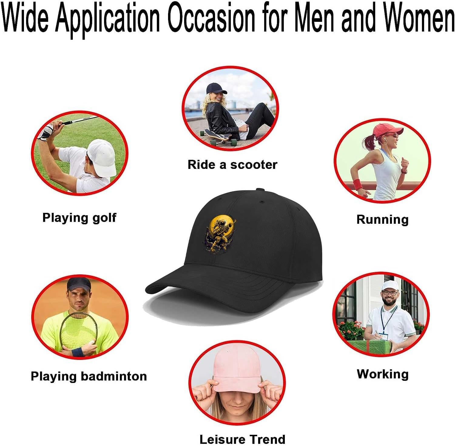 Baseball Cap Unisex Dad Cap Adult Athleisure Cap Adjustable - Image 3