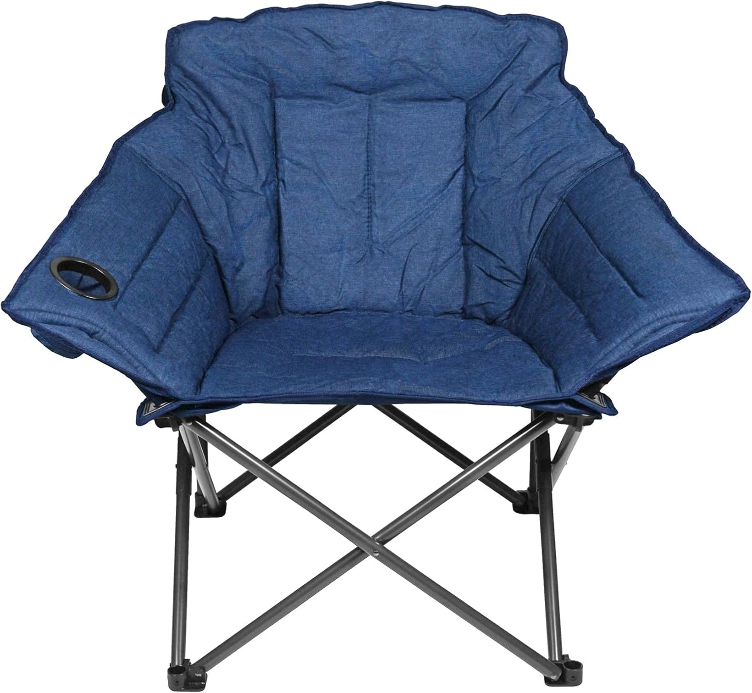 Outdoor Furniture Basics Camping Chair Black XL AMZ400BLPXL Padded