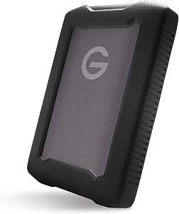 SanDisk Professional 5TB G-Drive ArmorATD - Rugged, Durable Portable External Hard Drive HDD, USB-C, USB 3.2 Gen 1 - SDPH81G-005T-GBA1D