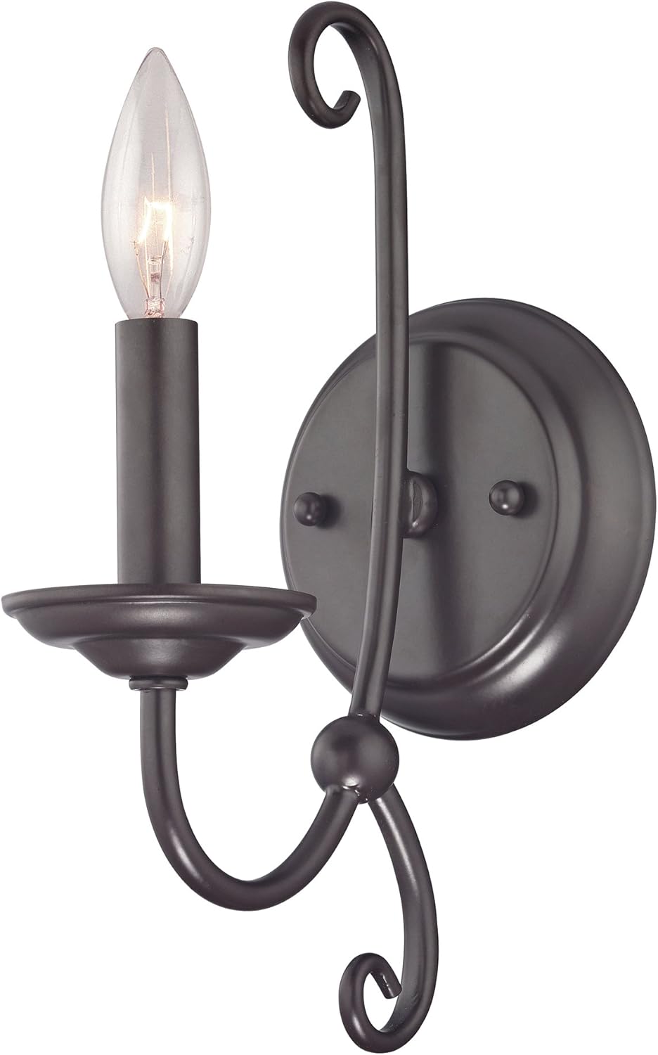 Elk Lighting 1501WS/10 Thomas Vanity Light, One Size, Oil-Rubbed Bronze