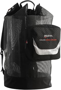 Mares Cruise Mesh Deluxe Backpack - Compact Lightweight Mesh Diving Gear Sports Bag w/Drainage Holes, 123.5 Liter Capacity