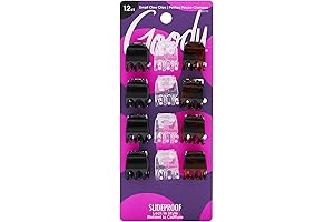 Goody Small Basic Half-Claw Clips: Essential Hair Accessory for All Hair Types