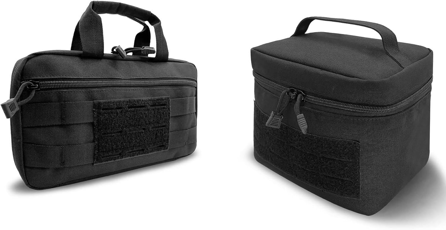 Bundle Sale! Save 10% on Tactical Pistol Magazine Storage Pouch (Black) + Ammo Storage Bag (Black)