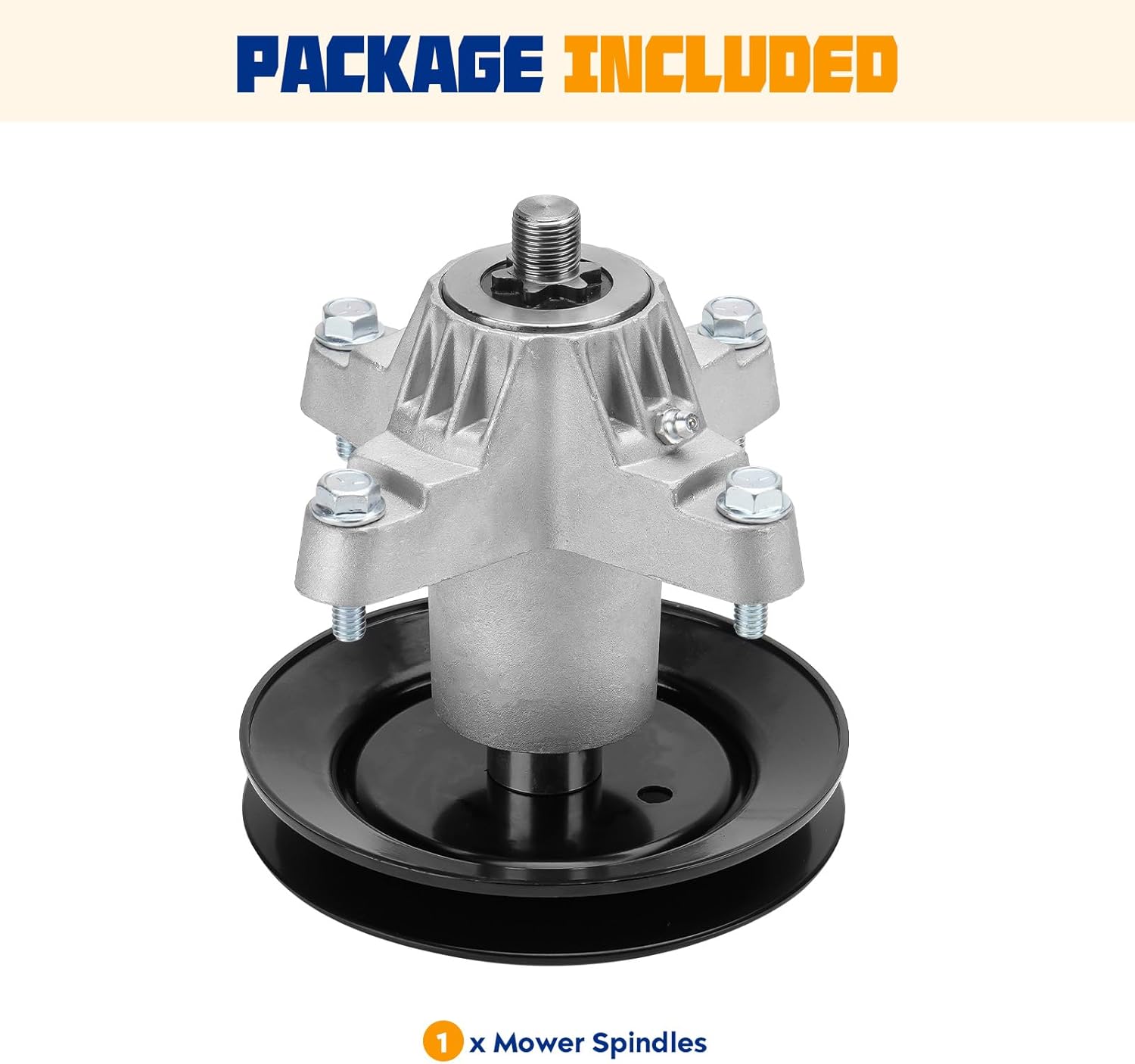 Aeagle 918-04197 42" Deck Spindle Assembly for 618-0324 918-0427, Fit for Cub Cadet RZT-42 RZT-17 1170 1600 White Outdoor ZT-17 MTD LT1650 918-04197B 618-0427 918-0427