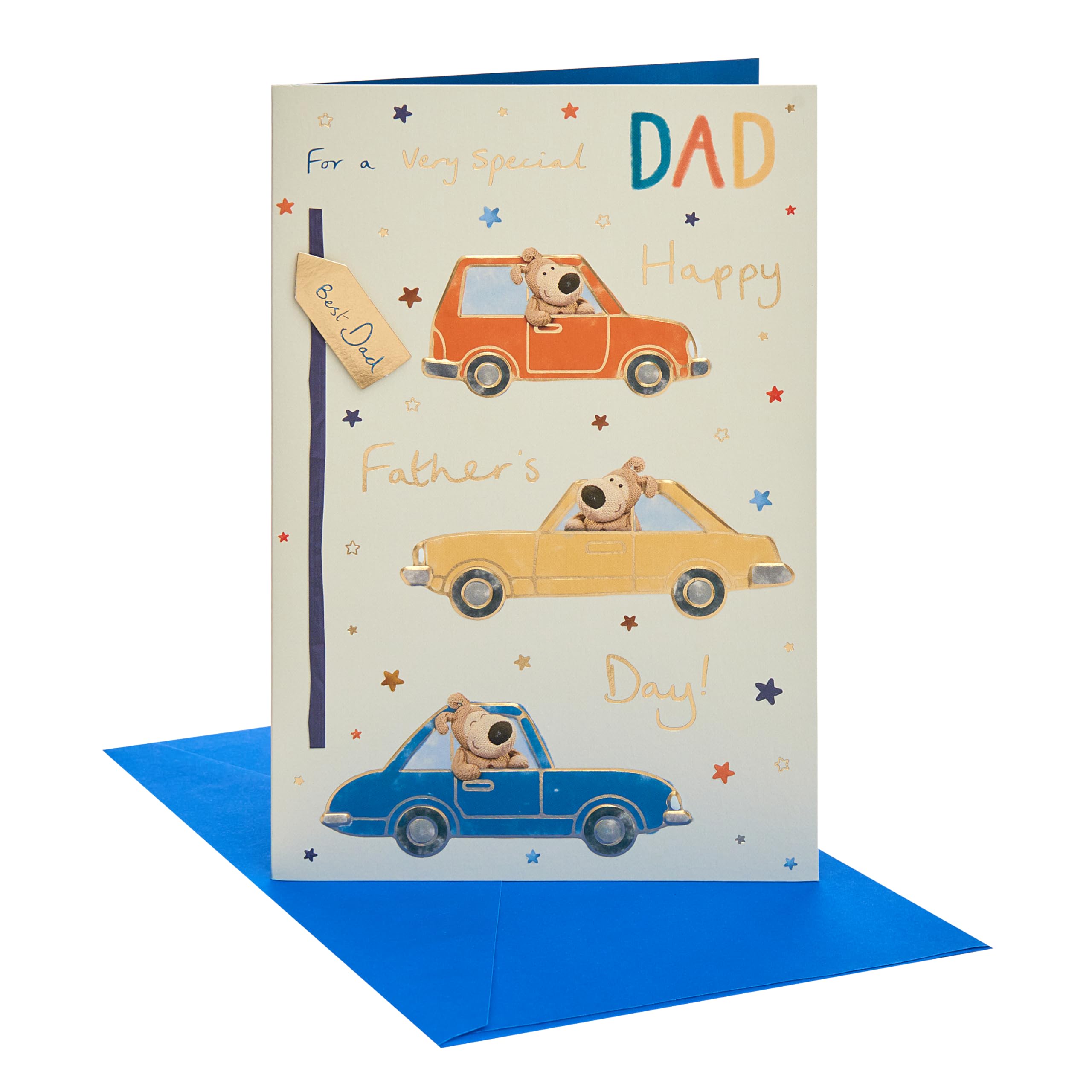 Boofle | Father's Day Card for Dad | Card for Dad, Grandad, Husband | Him, Boys, Men | Cute Design | With Envelope | 14.9 x 22.9 cm