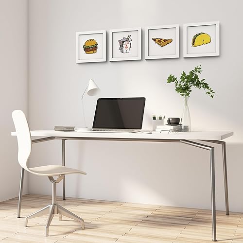 Miniatura 7 de Trends International Gallery Pops Brian Cook Butts On Things - Póster de pared de pizza, 12.00 x 12.00 pulgadas, versión de marco blanco