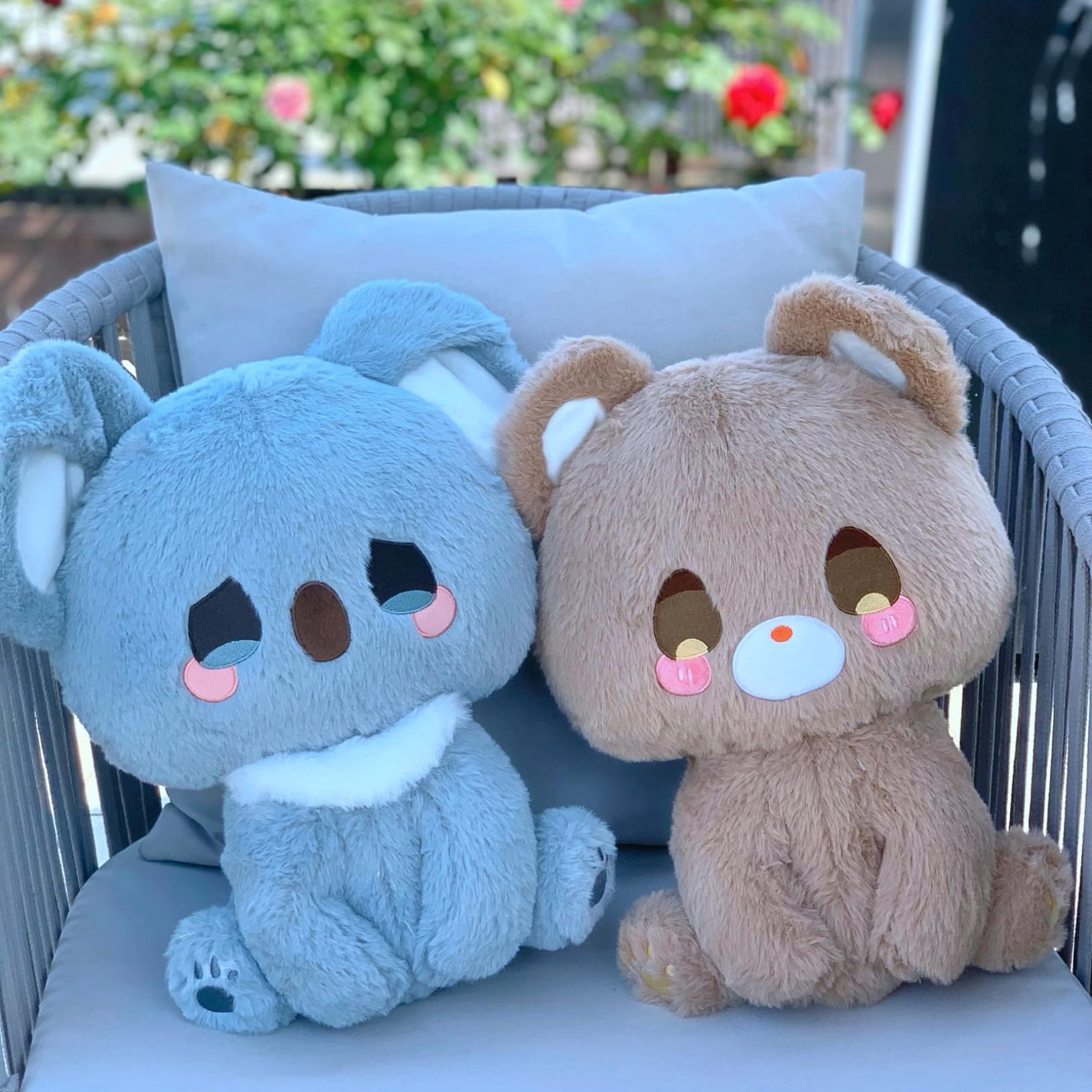 Amazon.co.jp: 縫いぐるみ ペアセット 2点セット 熊 コアラ 可愛い