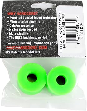 Skate One Hard Core Barrel, Green/Red