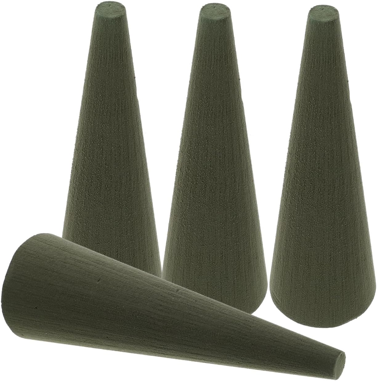 ABOOFAN 8pcs Cone Floral Arrangement Block Cone Shaped Flower Foam for DIY Flower Arrangements for Weddings Bouquets Home Decor Strong Water Absorption Durable Design