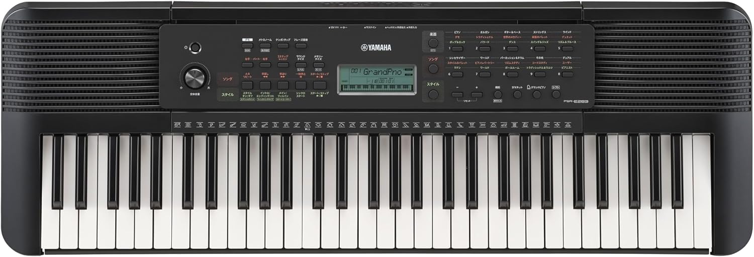 YAMAHA 電子キーボード PSR-333 スタンド付き ソングブック付き ヤマハ | PSR-E273 - ポータブルキーボード - 概要