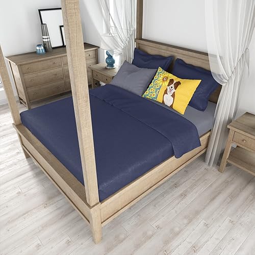 Miniatura 4 de Caroline's Treasures WDK5331PILLOWCASE - Funda de almohada de tela estándar con diseño de girasoles de verano, diseño de girasoles rojos y blancos,