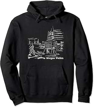 Amazon.com: Official Morgan Wallen Illustrated Pullover Hoodie : Clothing,  Shoes \u0026 Jewelry