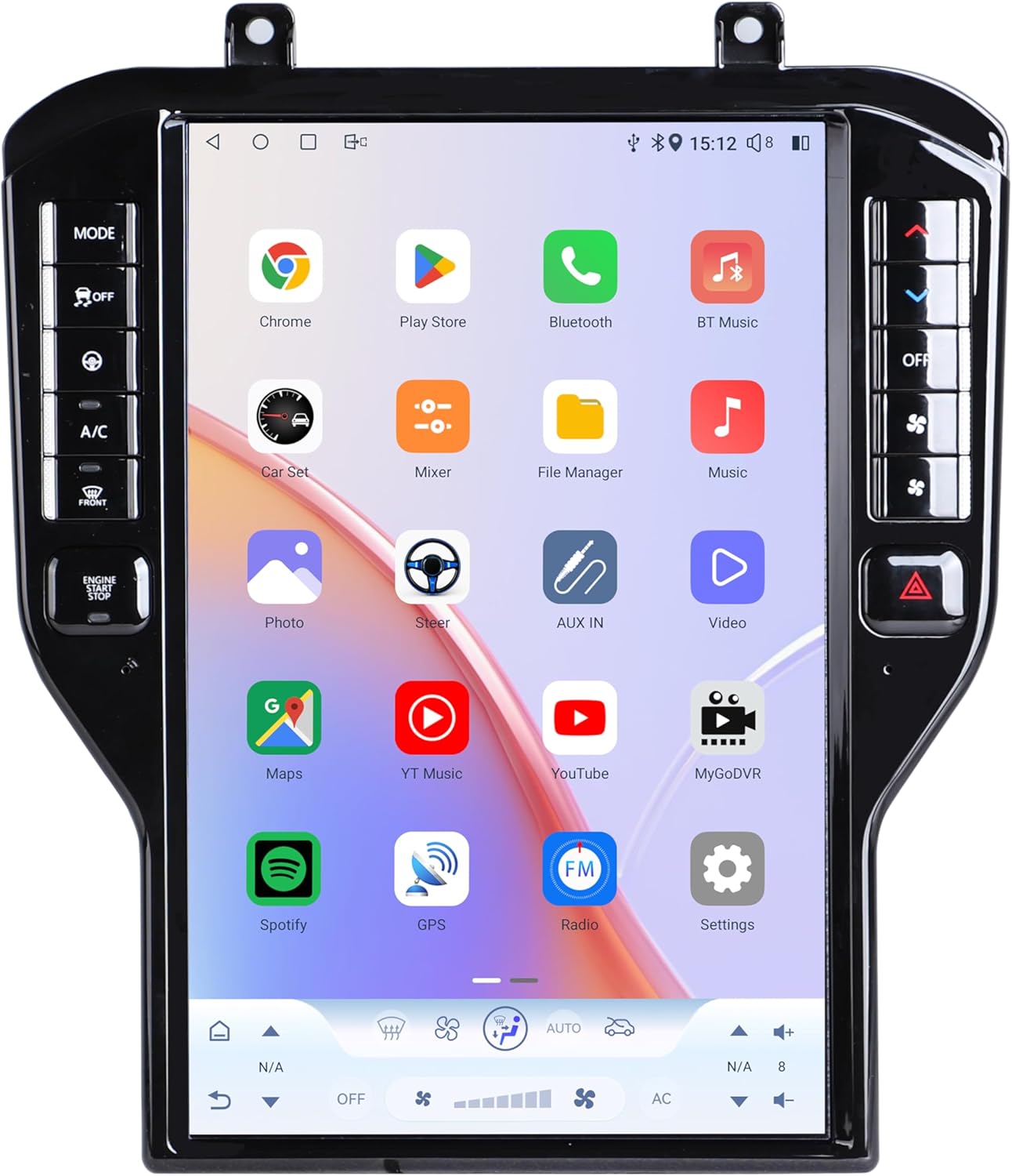 ZWNAV 14.5 Inch 8+128GB Android 13 for Ford Mustang 2015-2021 Carplay Car GPS Navigation Multimedia Player Radio Tape Head Unit