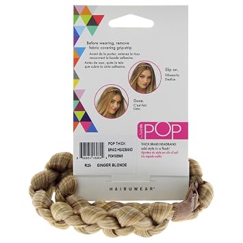 Hairdo Pop Thick Braid Headband, R6 30H Chocolate Copper