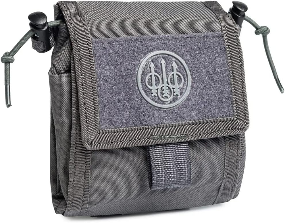 Beretta Tactical Foldable Dump Pouch withClosure & MOLLE System | Compact Roll-Up Utility Bag | Rugged Durable Water-Repellent Magazine Pouch