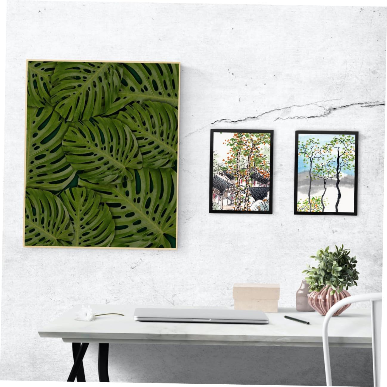 3pcs Magnetic Photo Frame Self-adhesive Display Holder for Refrigerator Easy Photo Replacement and Stable Design for Home Decoration and Artistic Atmosphere