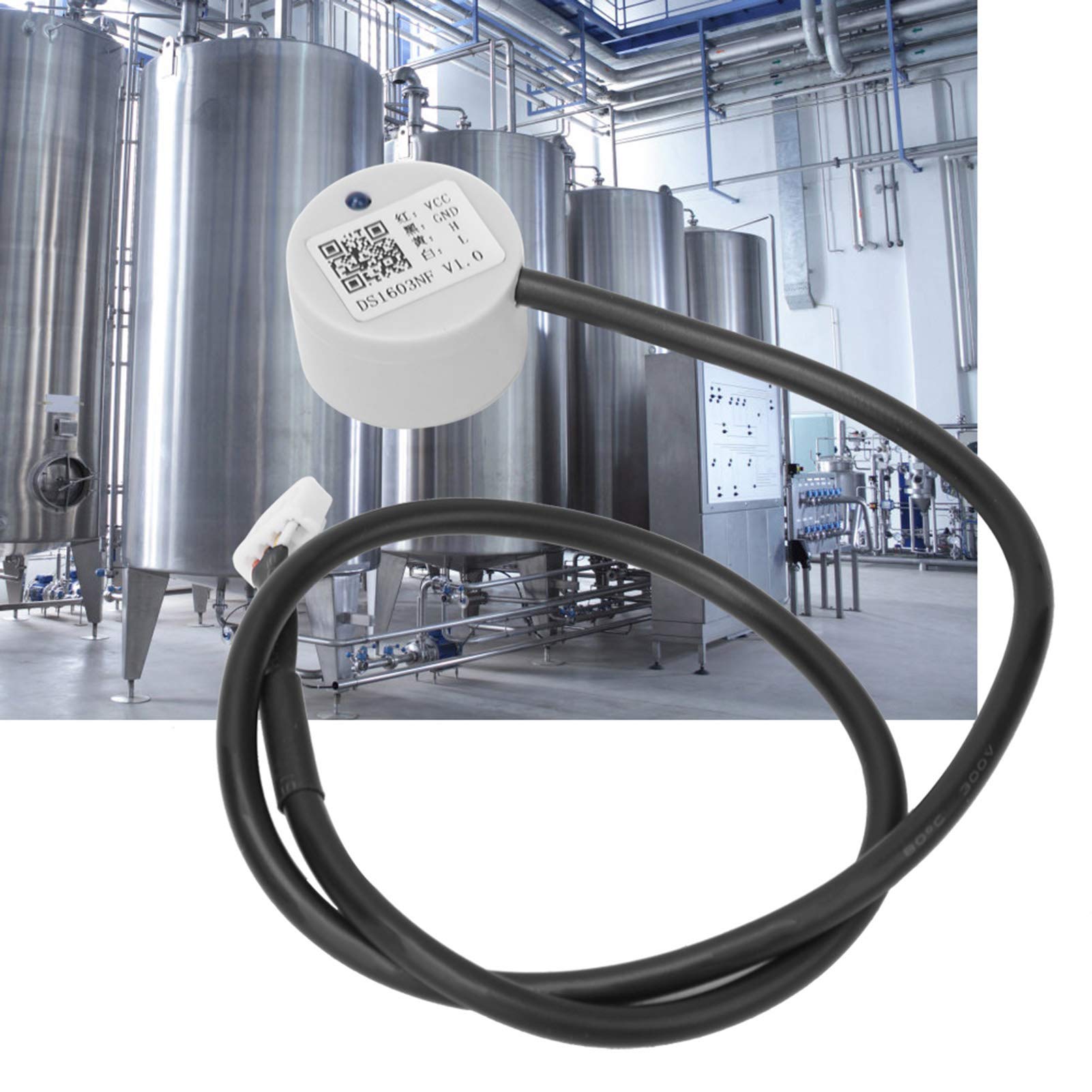 Sensor ultrasónico de Nivel de líquido DS1603NF V1.0, Herramienta de Prueba de líquidos sin para electrodomésticos, detección de Alta precisión con sonda de 2 MHz, Salida de