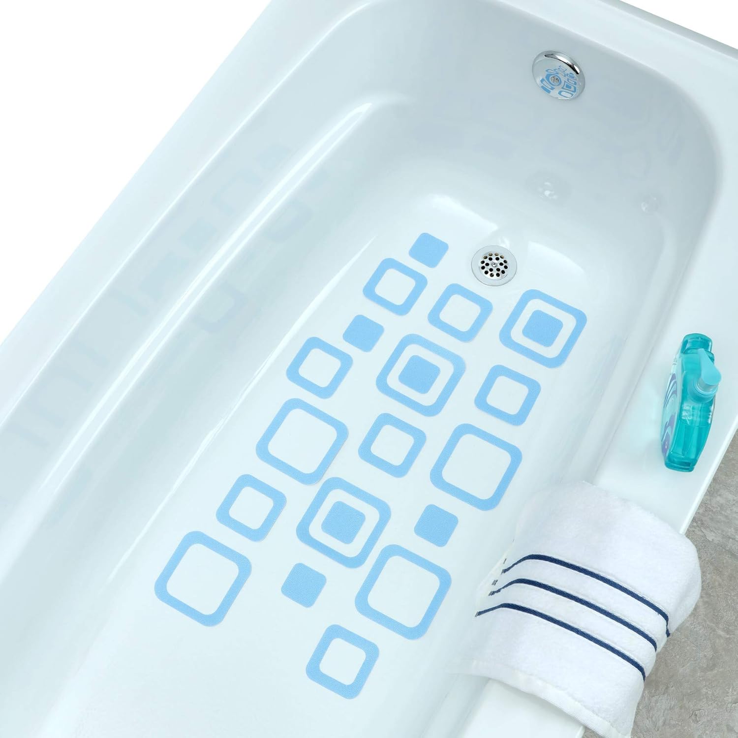 SlipX Solutions Adhesive Square Safety Treads Add NonSlip